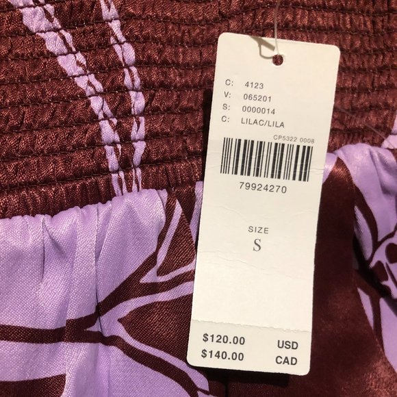 Brand New Beautiful Maeve Pull-On Floral Print Pants - Picture 6 of 14